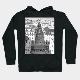 rua augusta III Hoodie